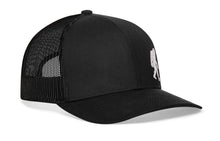 Load image into Gallery viewer, Bigfoot Trucker Hat | Black Sasquatch Snapback