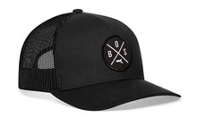 Load image into Gallery viewer, Boston Trucker Hat | Black BOS X Snapback