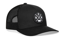 Load image into Gallery viewer, Bozeman Trucker Hat | Black BZN X Snapback