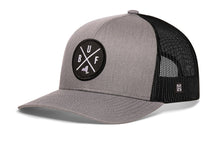 Load image into Gallery viewer, Buffalo Trucker Hat | Gray-Black BUF X Snapback