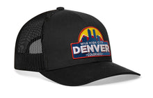 Load image into Gallery viewer, Denver Mile High City Trucker Hat | Black Cityscape Snapback