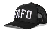 Load image into Gallery viewer, FAFO Trucker Hat | Black Fuck Around, Find Out Snapback