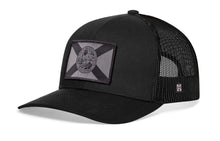 Load image into Gallery viewer, Florida Flag Trucker Hat | Black tactical Snapback