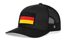 Load image into Gallery viewer, German Flag Trucker Hat | Black Germany Snapback