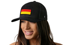 Load image into Gallery viewer, German Flag Trucker Hat | Black Germany Snapback