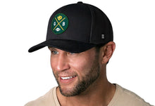 Load image into Gallery viewer, Green Bay Trucker Hat | Black GB Cheese X Football Snapback