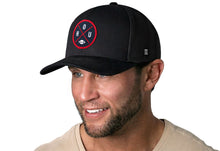 Load image into Gallery viewer, Houston Trucker Hat | Black HOU X Football Snapback