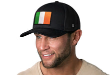 Load image into Gallery viewer, Ireland Flag Trucker Hat | Black Irish Snapback