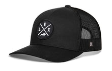 Load image into Gallery viewer, Lexington Trucker Hat | Black LEX X Snapback