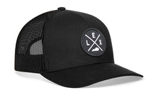 Load image into Gallery viewer, Lexington Trucker Hat | Black LEX X Snapback