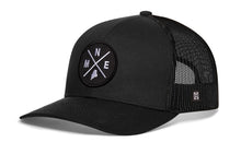 Load image into Gallery viewer, Maine Trucker Hat | Black MNE X Snapback