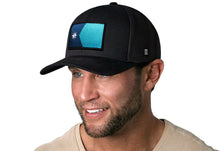 Load image into Gallery viewer, Minnesota Flag Trucker Hat | Black Minnesota Flag Snapback
