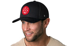 Load image into Gallery viewer, Nebraska Trucker Hat | Black Snapback with NEB