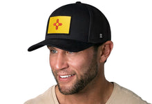 Load image into Gallery viewer, New Mexico Flag Trucker Hat | Black NM Snapback