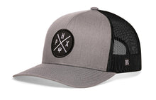 Load image into Gallery viewer, Phoenix Trucker Hat | Gray-Black PHX X Snapback