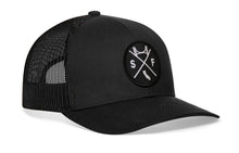 Load image into Gallery viewer, San Francisco Trucker Hat | Black SF X Snapback