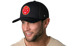 Load image into Gallery viewer, San Francisco Trucker Hat | Black SF X Football Snapback