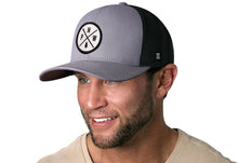 Load image into Gallery viewer, PNW Trucker Hat | Gray-Black PNW X Snapback