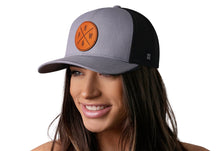 Load image into Gallery viewer, PNW Trucker Hat | Gray-Black PNW X Snapback