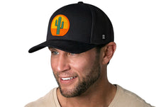 Load image into Gallery viewer, Cactus Sunset Trucker Hat | Black Cactus Sunet Snapback