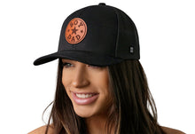 Load image into Gallery viewer, Boy Dad Leather Trucker Hat | Black Snapback