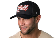 Load image into Gallery viewer, Y'all Trucker Hat | Black Script Snapback