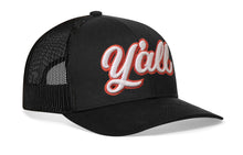 Load image into Gallery viewer, Y'all Trucker Hat | Black Script Snapback