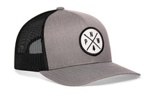 Load image into Gallery viewer, PNW Trucker Hat | Gray-Black PNW X Snapback