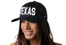 Load image into Gallery viewer, Texas Trucker Hat | Black TEXAS Snapback
