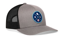Load image into Gallery viewer, Kansas City Trucker Hat | KC X Baseball Snapback