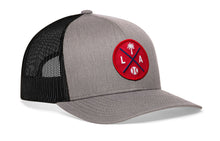 Load image into Gallery viewer, Los Angeles Trucker Hat | Red LA X Baseball Snapback