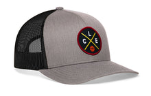 Load image into Gallery viewer, Cleveland Trucker Hat | CLE X Basketball Snapback