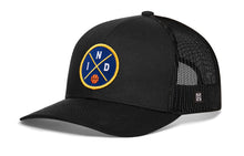 Load image into Gallery viewer, Indiana Trucker Hat | IND X Basketball Snapback