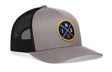 Load image into Gallery viewer, Indiana Trucker Hat | IND X Basketball Snapback