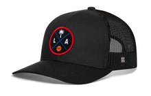 Load image into Gallery viewer, Los Angeles Trucker Hat | LA X Basketball Snapback