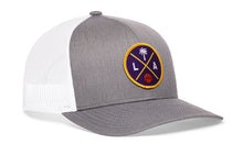 Load image into Gallery viewer, Los Angeles Trucker Hat | LA X Basketball Snapback