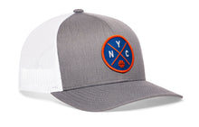 Load image into Gallery viewer, New York Trucker Hat | NYC X Basketball Snapback
