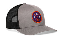 Load image into Gallery viewer, Phoenix Trucker Hat | PHX X Basketball Snapback