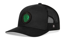 Load image into Gallery viewer, Hops Trucker Hat | Black Beer Snapback