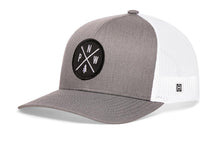 Load image into Gallery viewer, PNW Trucker Hat | Gray-White PNW X Snapback