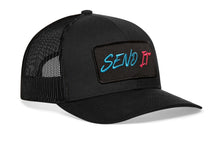 Load image into Gallery viewer, Send It Trucker Hat | Black Snapback