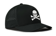 Load image into Gallery viewer, Skull and Crossbones Performance 5-Panel Hat | Jolly Roger Flexfit® Snapback