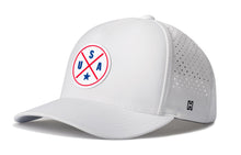 Load image into Gallery viewer, USA Performance 5-Panel Hat | America Red, White And Blue Flexfit® Snapback