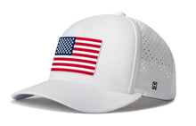 Load image into Gallery viewer, USA Performance 5-Panel Hat | American Flag Flexfit® Snapback