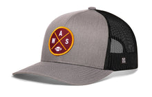 Load image into Gallery viewer, Washington DC Trucker Hat | Black WAS X Football Snapback
