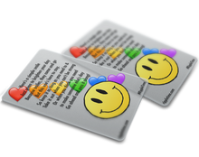 Load image into Gallery viewer, Colored Hearts - SmileCards (50)