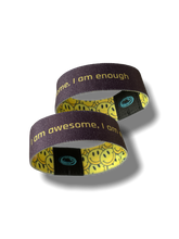 Load image into Gallery viewer, Just a little Reminder - Wristband "you are awesome, you are enough"