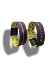 Load image into Gallery viewer, Just a little Reminder - Wristband "you are awesome, you are enough"