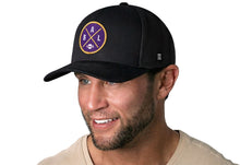 Load image into Gallery viewer, Baltimore Trucker Hat  |  Black BAL X Football Snapback
