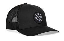 Load image into Gallery viewer, Birmingham Trucker Hat  |  Black BHM X Snapback

